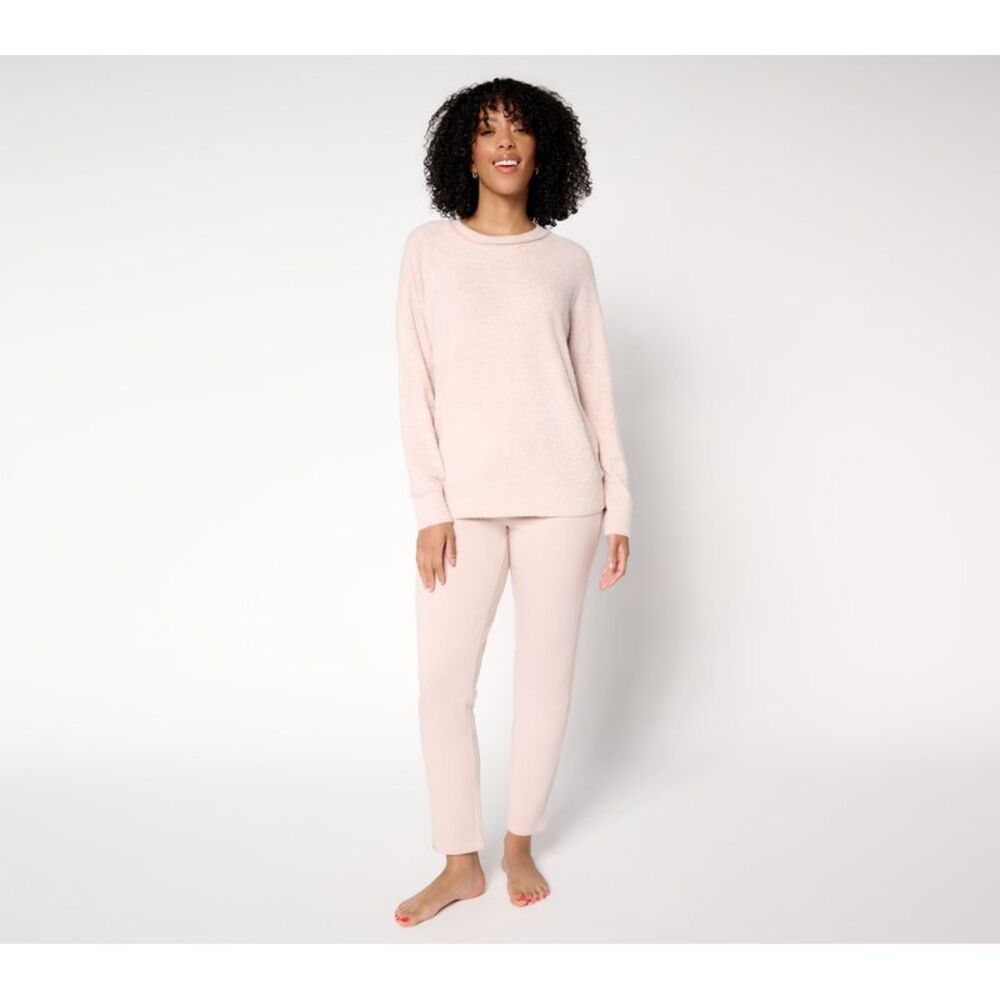 Barefoot Dreams Women's Set Sz XS Reg. CozyChic Lite Pullover & Pink